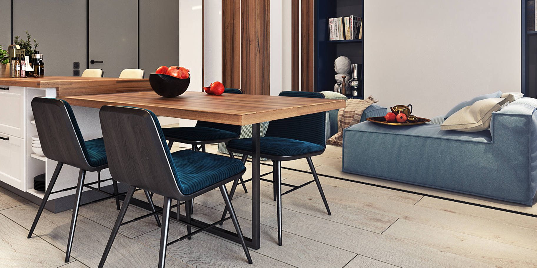 10 Narrow Dining Table Designs For a Small Dining Room