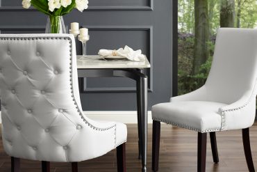 The Most Sophisticated White Leather Dining Chairs