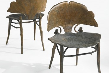 Ginkgo Brilliant Dining Chairs by Claude Lalanne | www.bocadolobo.com #diningchairs #moderndiningtables #chairs #interiordesign #roomdesign #productdesign #creatovedesign #artistic #ginkgo #diningroom #thediningroom #diningarea #diningareadesign @moderndiningtables