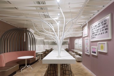 Dining Tables With Branches From Swiss Naturals Food Restaurant | www.bocadolobo.com #moderndiningtables #restaurants #diningarea #diningareadesign #exclusivedesign #interiordesign #creativedesign @moderndiningtables