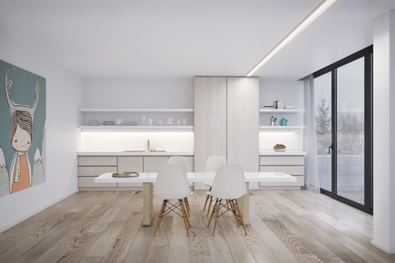 10 Brilliant Ideas Of All-White Dining Rooms | www.bocadolobo.com #moderndiningtables #diningarea #thediningarea #diningareadesign #white #luxury #allwhite #interiordesign #homedecorideas @moderndiningtables