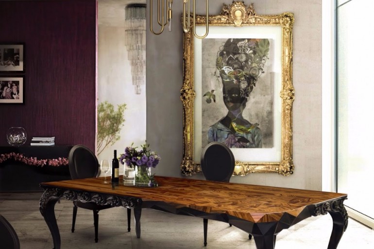 Top 10 Dining Room Decor Trends for 2018 | www.bocadolobo.com #moderndiningrooms #diningroom #diningtables #tables #trends #2018trends @moderndiningtables