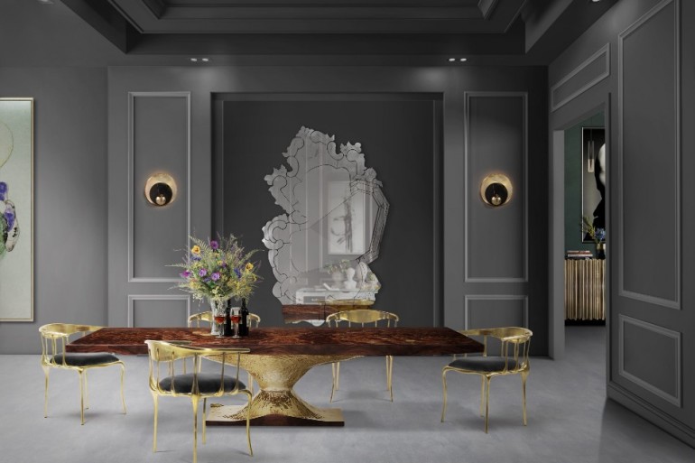 The Most Amazing Dining Table To See at Maison et Objet 2018 | www.bocadolobo.com #maisonetobjet #maisonetobjet2018 #paris #moderndiningtables #exclusivedesign #diningroom #thediningroom #diningarea @moderndiningtables
