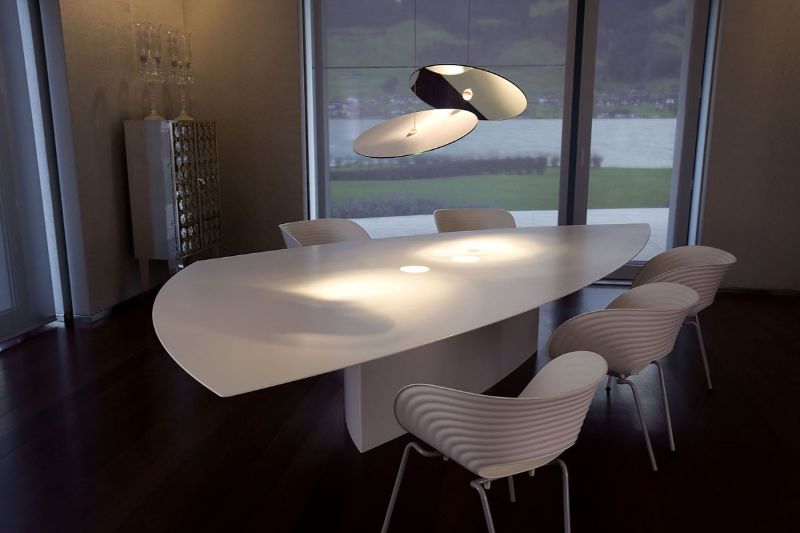 Oustanding Dining Room Lighting Ideas Designed by Ingo Maurer
