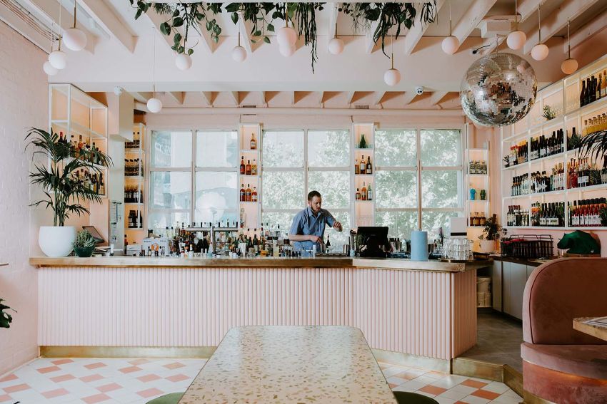 Peaches - The Pinkest Cocktail Bair Designed by Pierce Widera