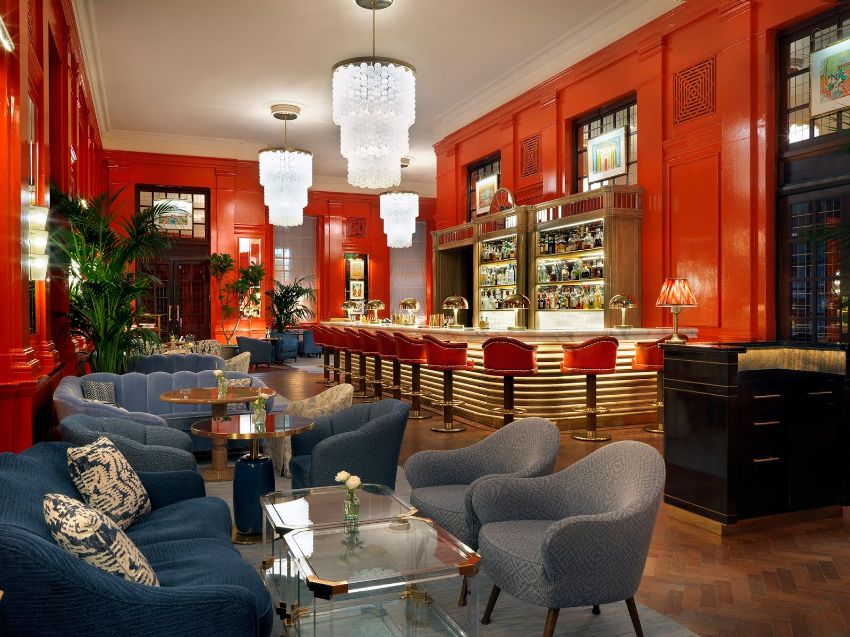 The Coral Room – A Vibrant Luxury Bar Designed By Martin Brudnizki