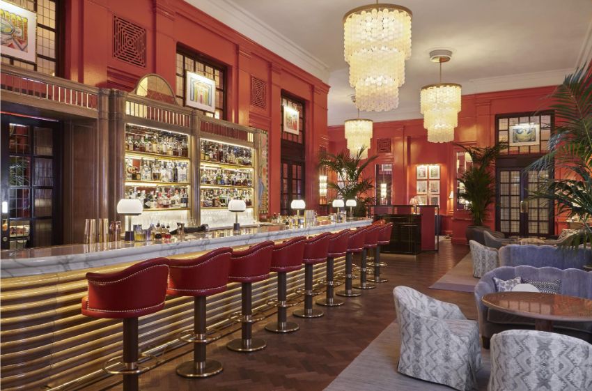 The Coral Room – A Vibrant Luxury Bar Designed By Martin Brudnizki