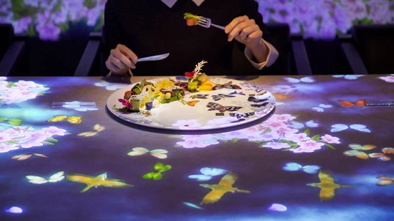 Welcome to Sagaya - An Interactive Restaurant In Tokyo by TeamLab