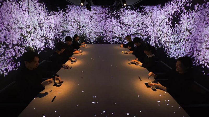 Welcome to Sagaya - An Interactive Restaurant In Tokyo by TeamLab