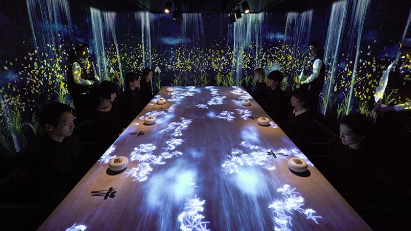 Welcome to Sagaya - An Interactive Restaurant In Tokyo by TeamLab