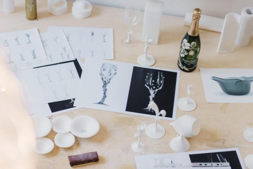 Metamorphosis - The New Crystal Glasses by Perrier-Jouët and Analogia Project