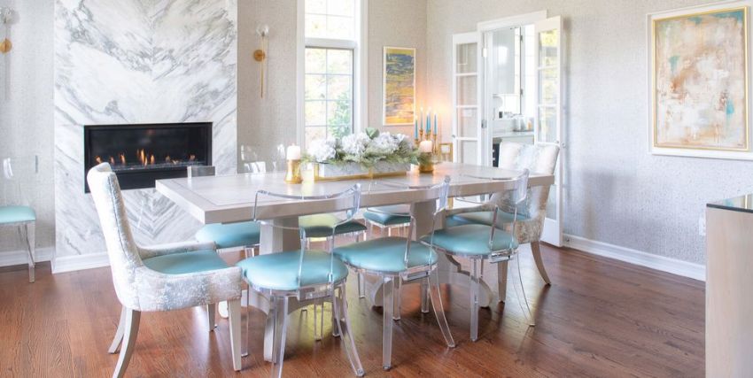10 Modern Dining Room Ideas With Acrylic Dining Chairs
