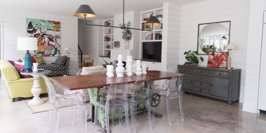 10 Modern Dining Room Ideas With Acrylic Dining Chairs