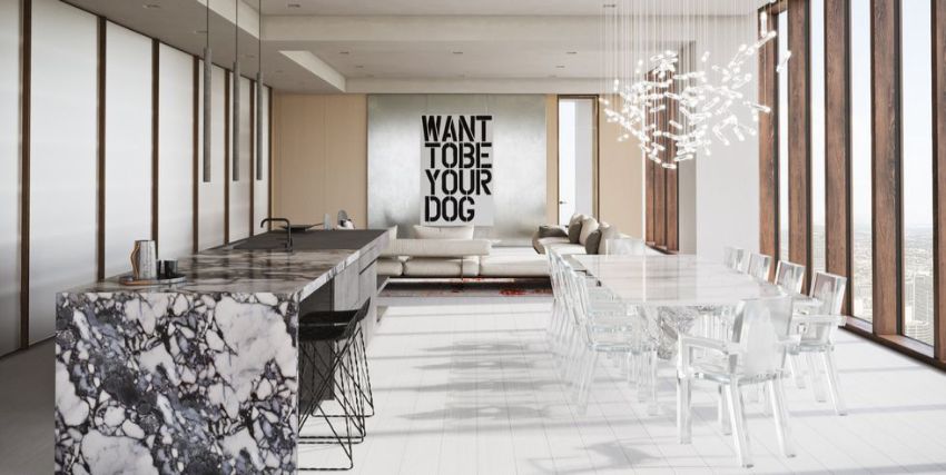 10 Modern Dining Room Ideas With Acrylic Dining Chairs