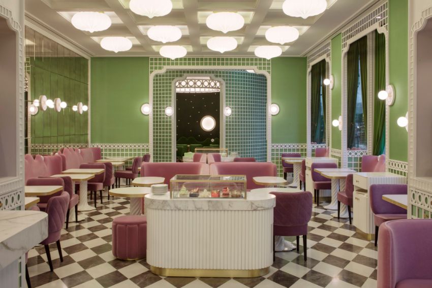 Artsy And Luxury Restaurant Designs By India Mahdavi