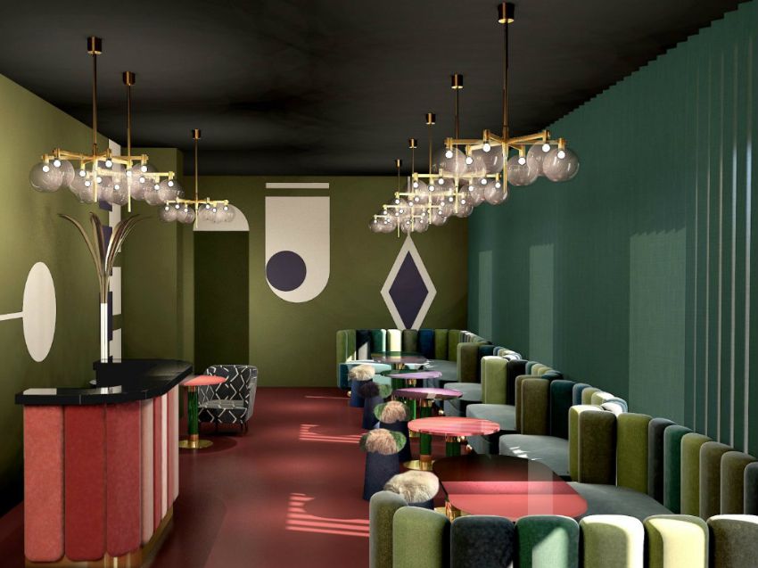 Artsy And Luxury Restaurant Designs By India Mahdavi