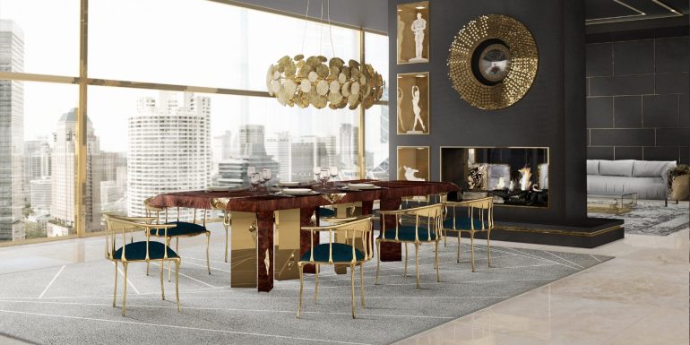 Make An Impact In Your Modern Dining Room With Luxury Lighting