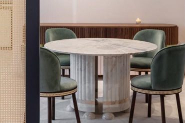 Classic, Yet Luxury White Dining Tables For An Imposing Dining Room