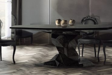Achieve A Glamorous Aesthetic With These Black Dining Tables