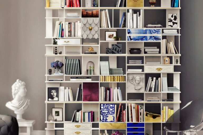 25 Unforgettable Bookcases For An Impressive Dining Area