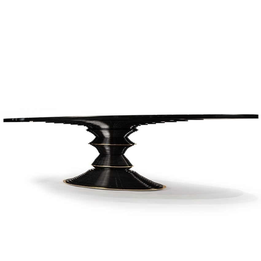 Achieve A Glamorous Aesthetic With These Black Dining Tables
