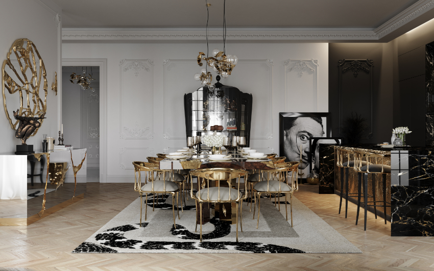 Step Inside A Multi-Million-Dollar Penthouse’s Luxury Dining Room