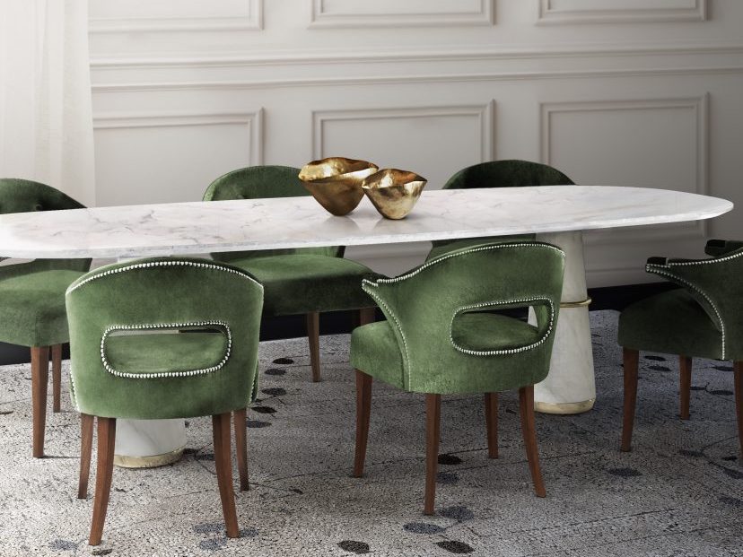 20 White Exclusive Tables For Your Dining Room