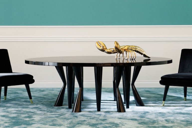 20 Black Luxury Chairs For a Dark Mood