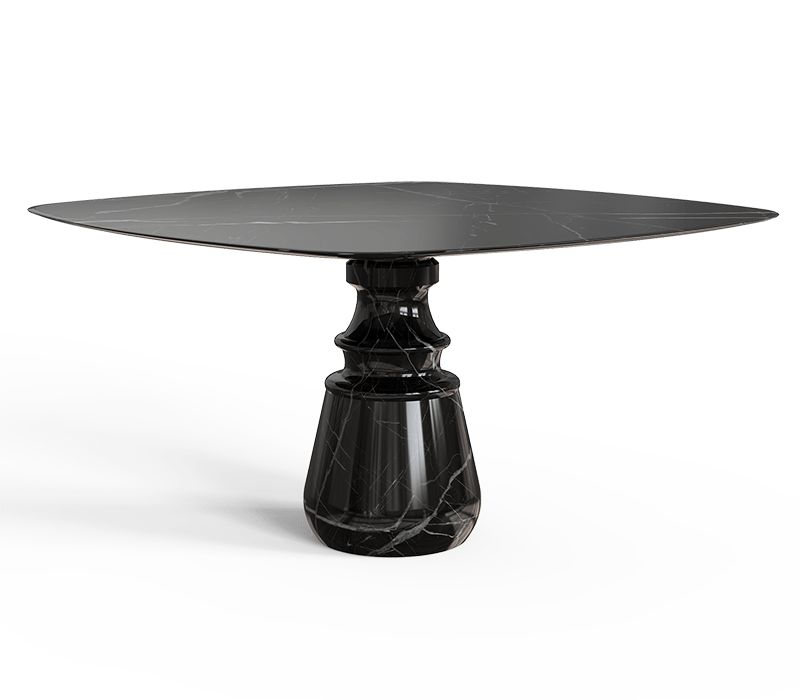 Luxury Marble Dining Tables For An Imposing Dining Room Design