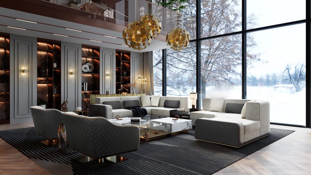 Luxury Lighting Designs For A Brilliant Living Room Interior Design