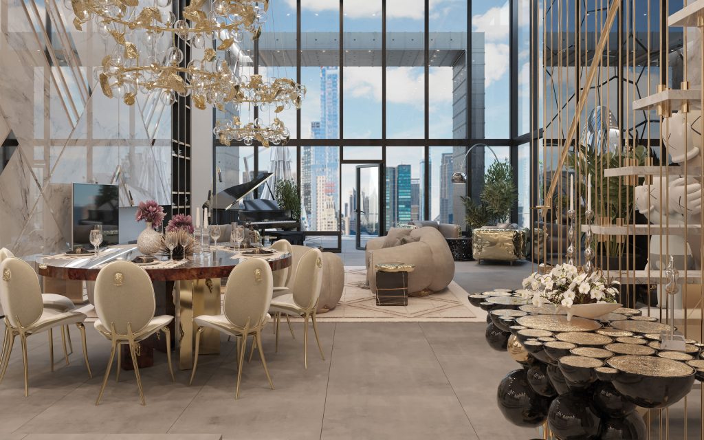 Unique Inspirations for a Cosmopolitan Dining Room