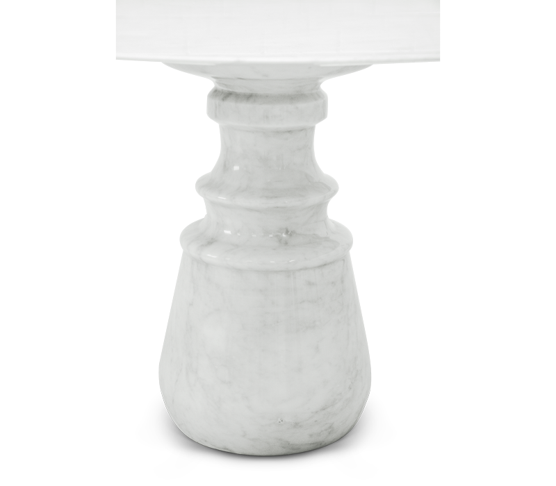 round dining tables. round marble dining table in shades of white